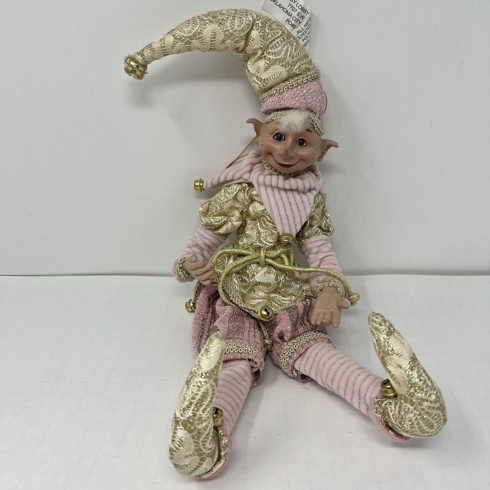 Robert Stanley Poseable Jester Doll‎ 15 Inch Decorative Clown Collectible Figure